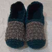 پاپوش بافتنی زیبا