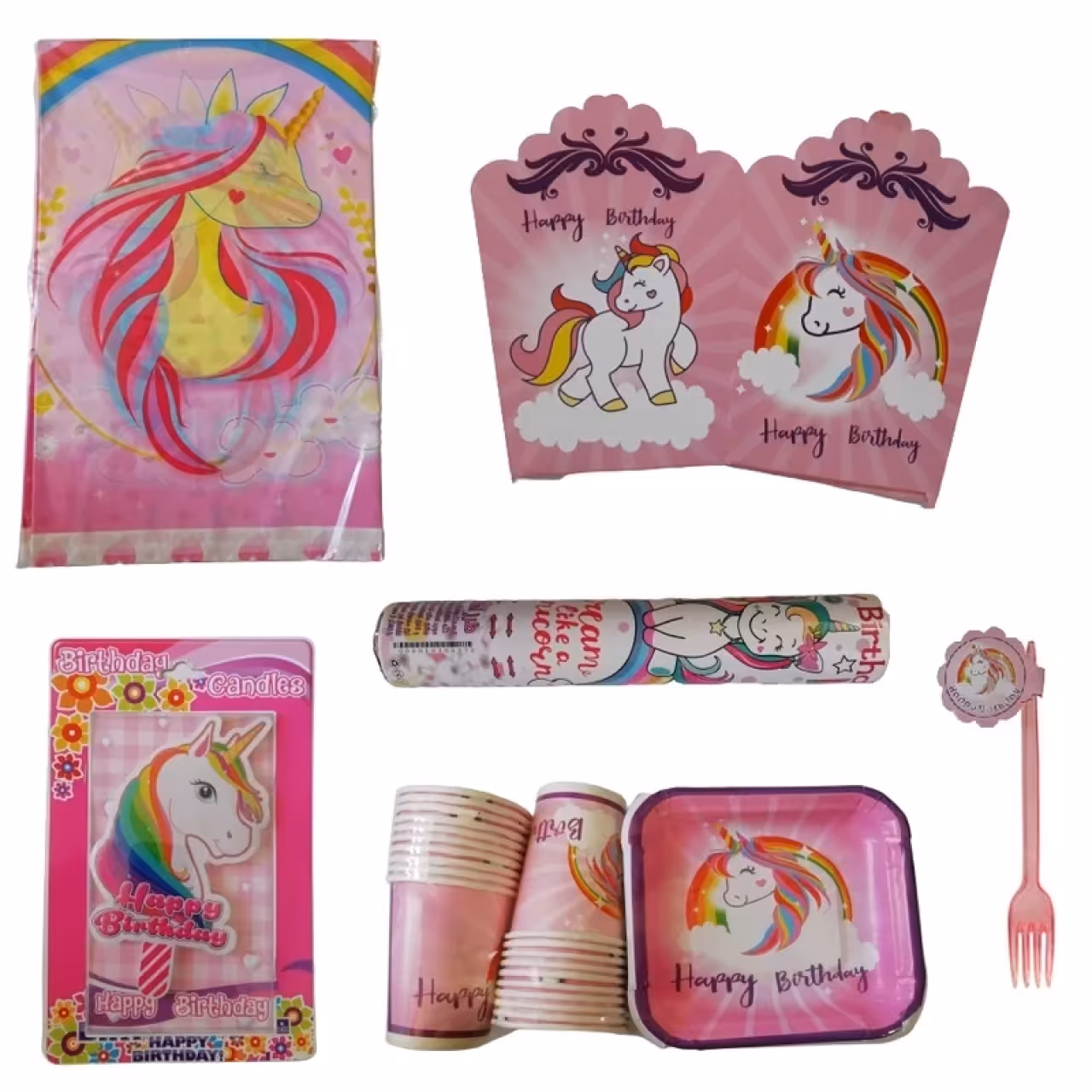 مجموعه 73 عددی تم تولد طرح اسب تک شاخ یونی کرن