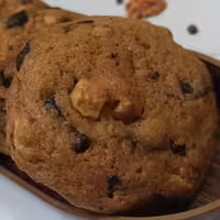 کوکی گردو و شکلات، وزن 250گرم، 9عدد