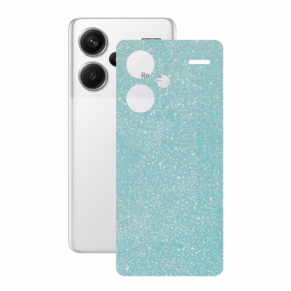 برچسب پوششی (بک‌اسکین) پشت گوشی موبایل طرح شاین آبی