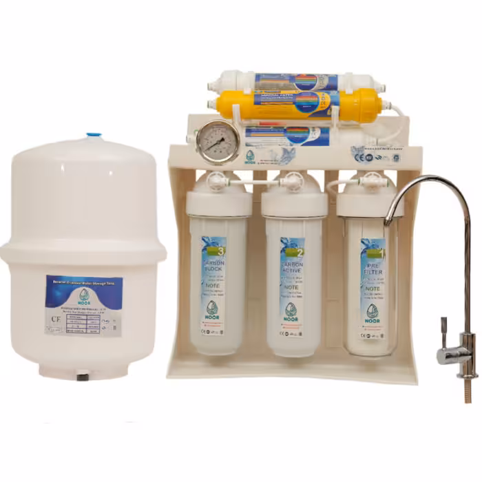 دستگاه تصفیه آب خانگی 7 مرحله ای نور مدل X PLAST M700 با گارانتی 18 ماهه