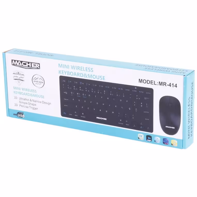 موس و کیبورد بی سیم Macher MR-414