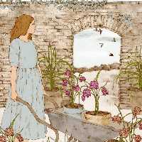 کاشی مدل girl1سایز 10در10