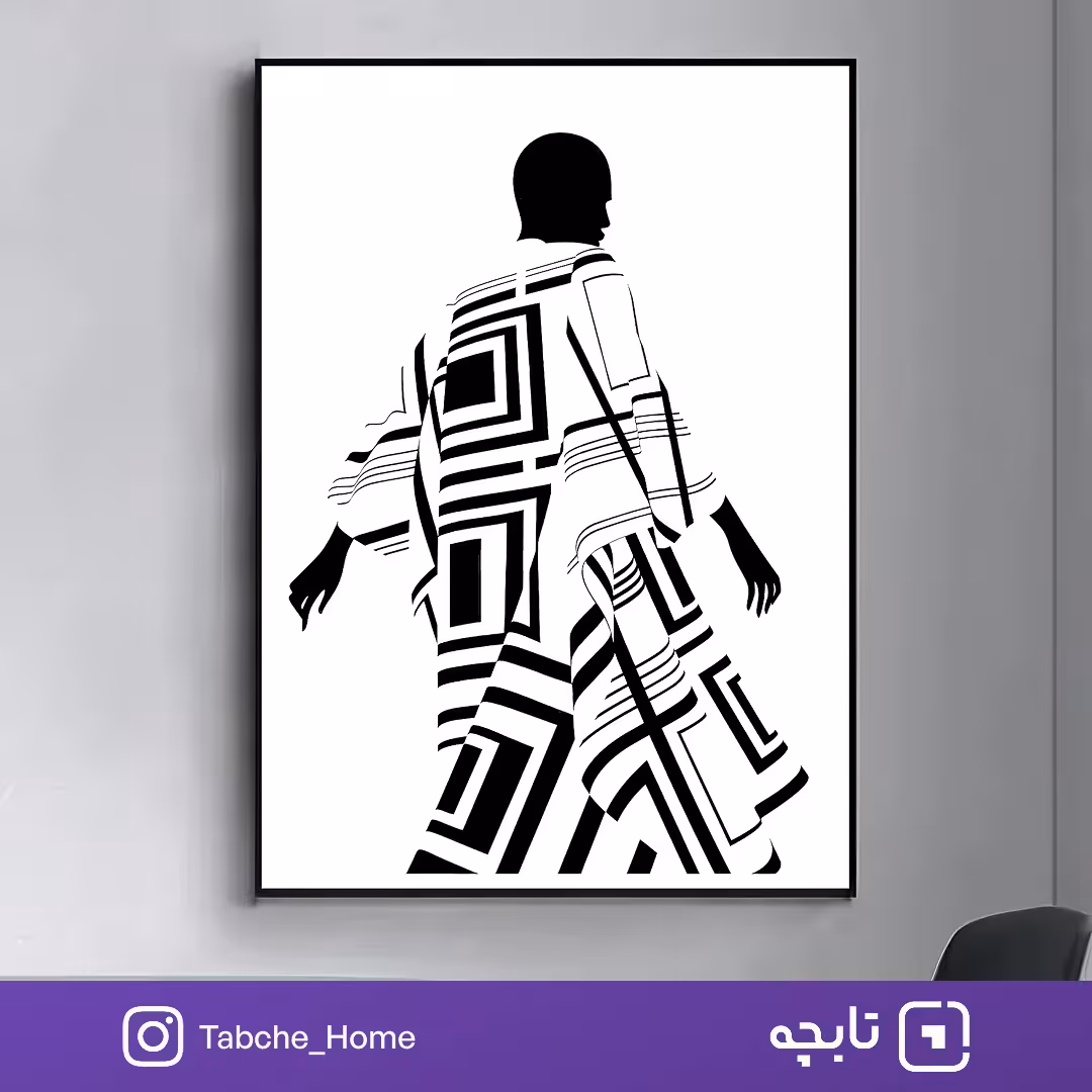 تابلو دیواری طرحی از یک آن