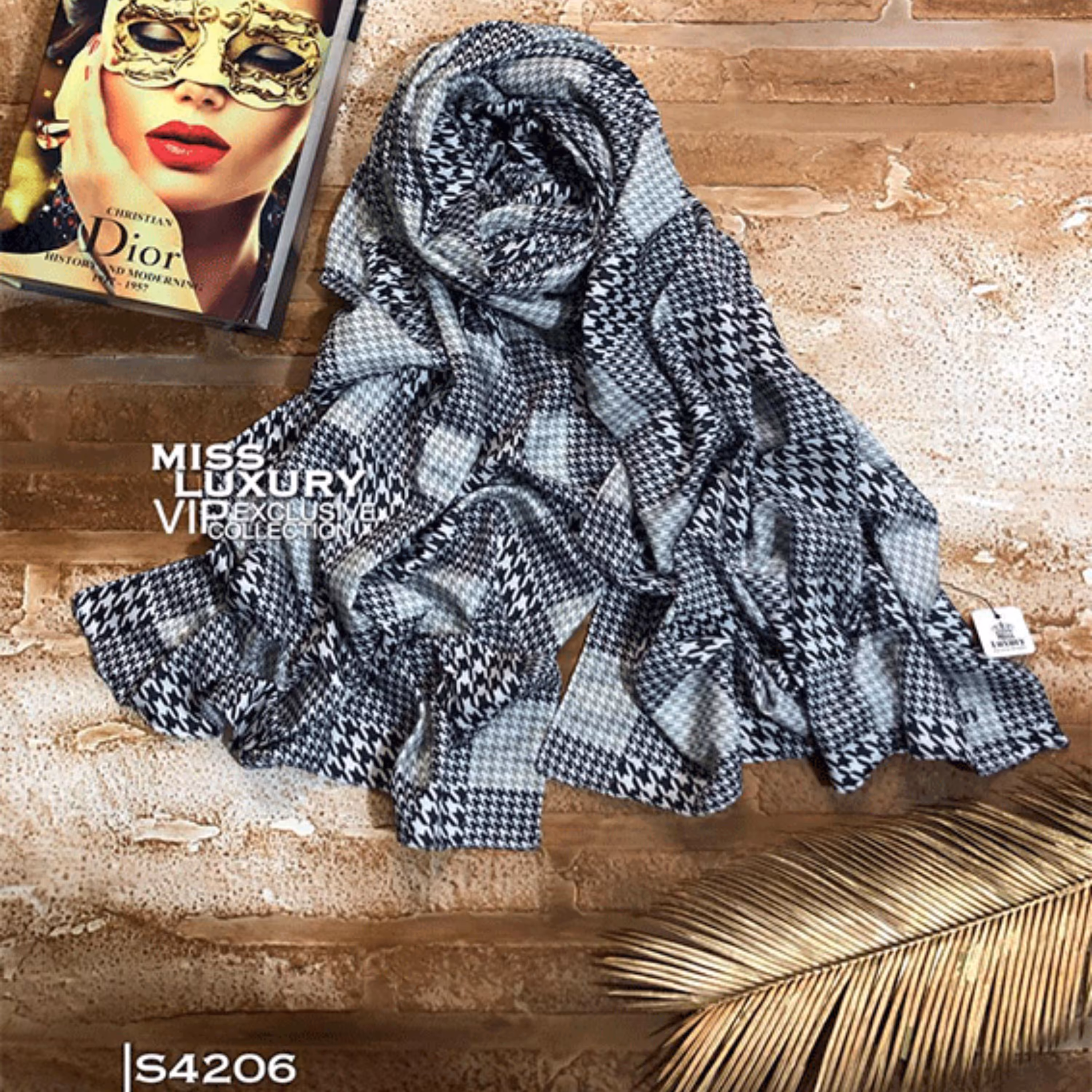 شال توییل نخ اعلا S4206