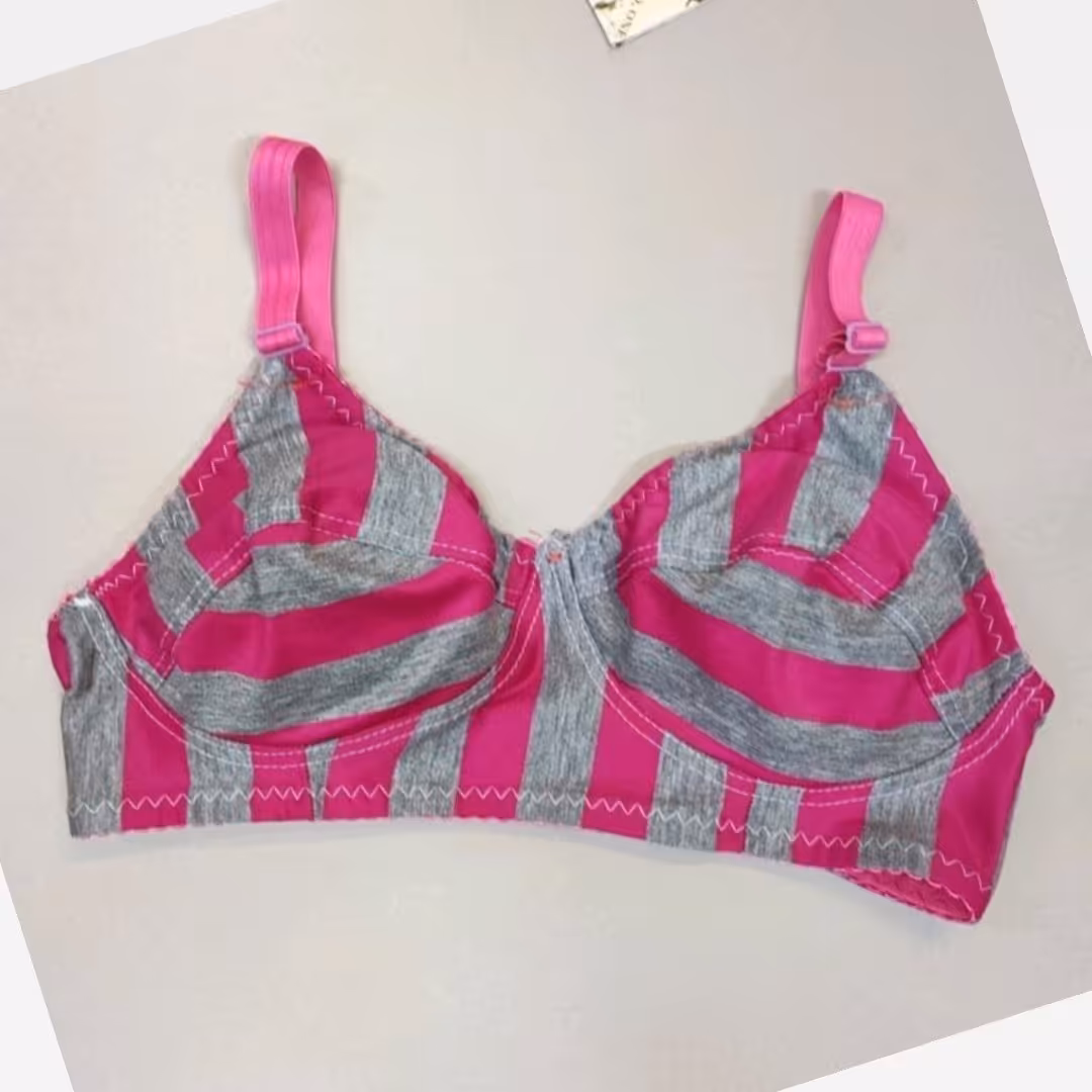 سوتین نخی راه راه پک دو عددی ( سایز85) ارسال رایگان 