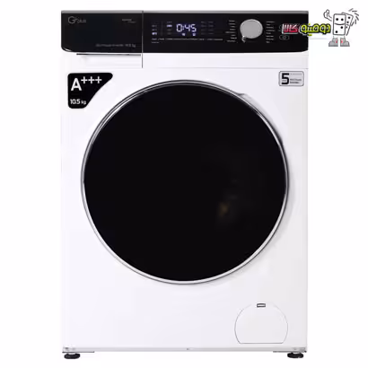 خرید ماشین لباسشویی جی پلاس مدل GWM-M104 ظرفیت 10.5 کیلوگرم - دومینو کالا