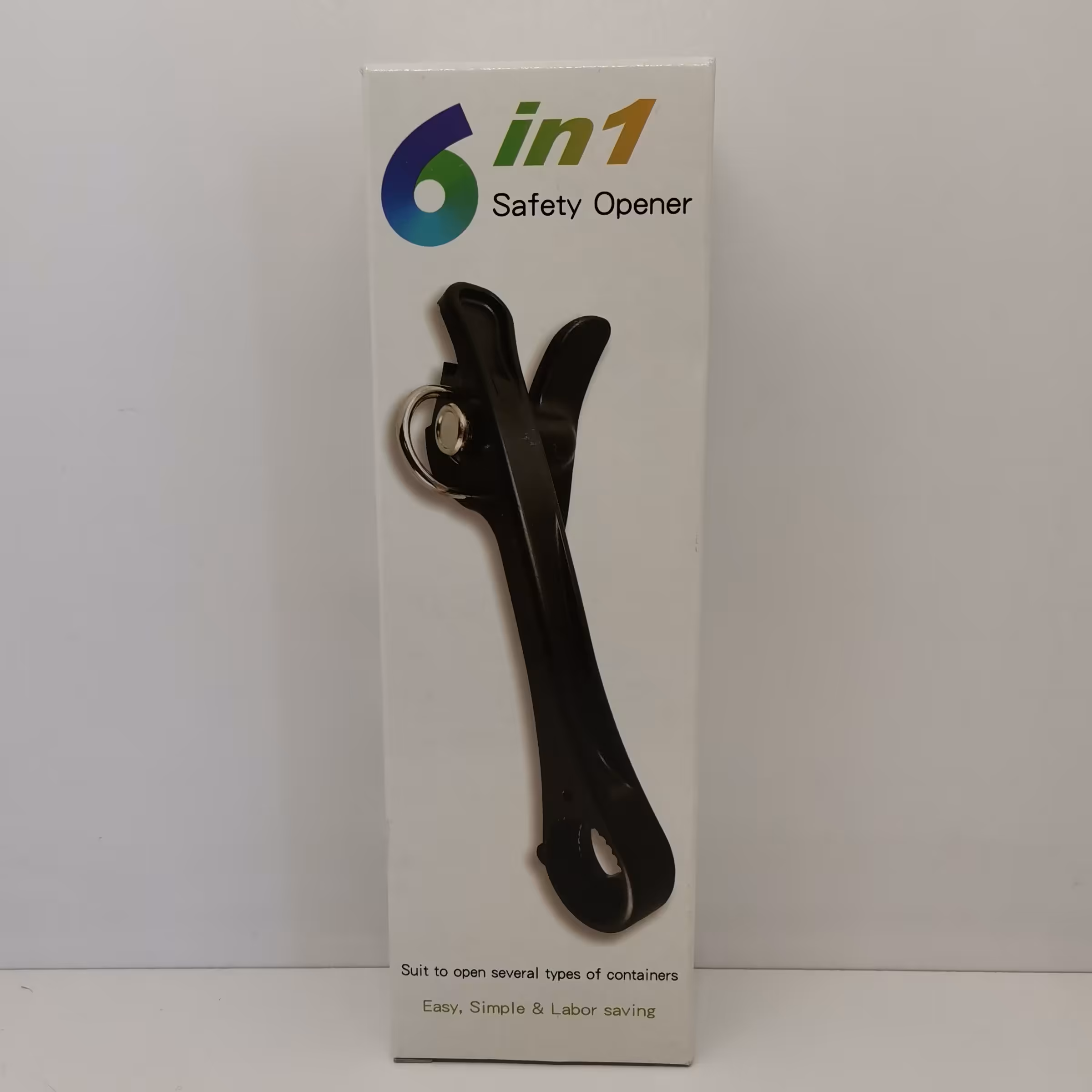 درب بازکن 6 کاره شامل درب کنسرو، نوشابه خانواده، نوشابه شیشه ای، درب مربا، درب رنگ ساخت کشور تایوان