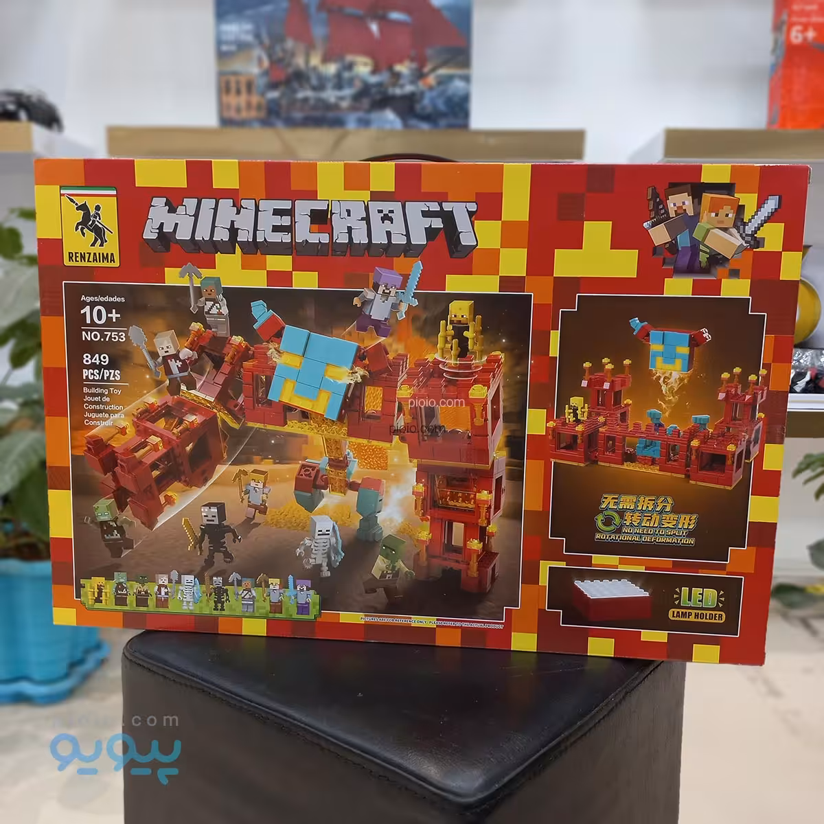 لگو نگهبان قلعه طرح ماینکرافت چراغدار آیتم 753