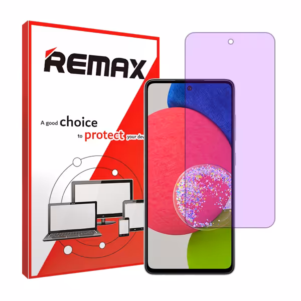 گلس سامسونگ Galaxy A52s 5G مدل آنتی پرپل برند ریمکس کد S