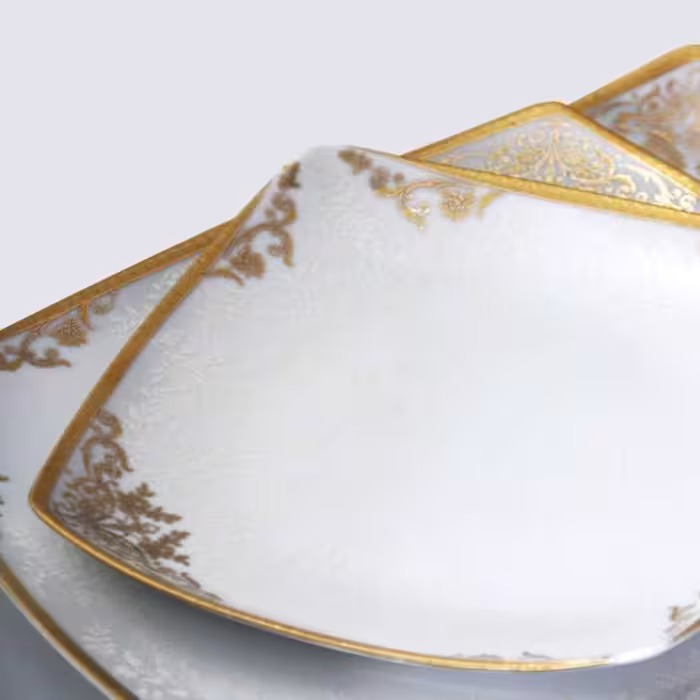 بشقاب میوه خوری (پیش دستی )چینی پردیس  6عددیش کد 167 