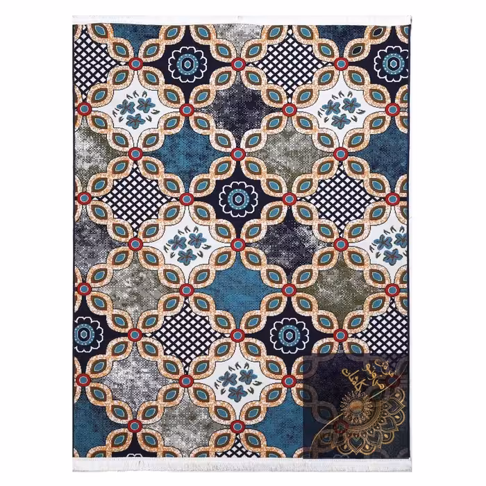 گلیم  ماشینی  مدل ملودی کرم  سایز (2در 3 شش متری) 6 رنگ با هزینه ارسال پس کرایه