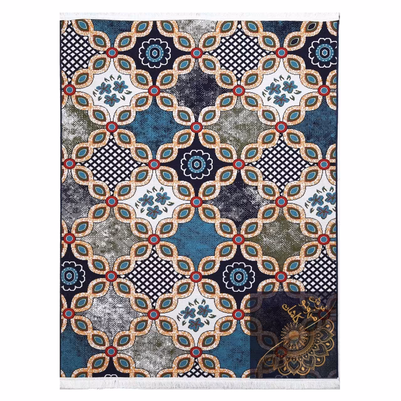 گلیم  ماشینی  مدل ملودی کرم  سایز (2در 3 شش متری) 6 رنگ با هزینه ارسال پس کرایه