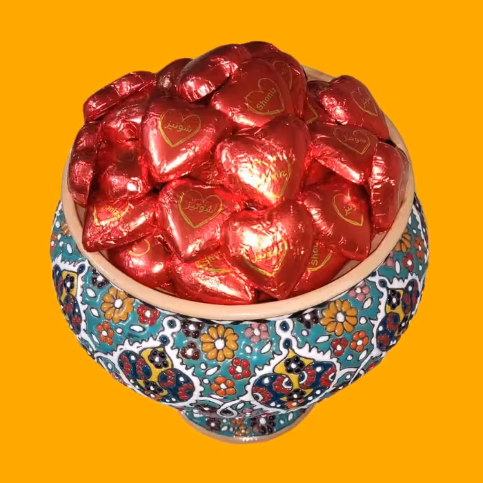 شکلات تلخ 78 درصد قلبی شونیز 