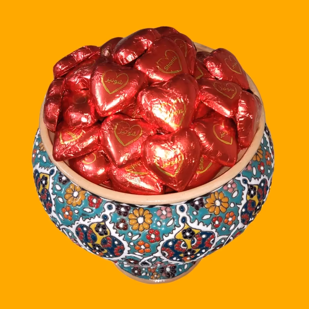 شکلات تلخ 78 درصد قلبی شونیز 