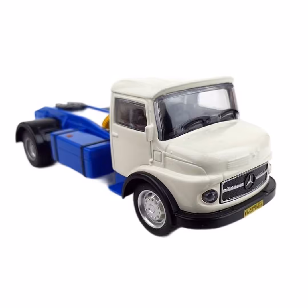 ماشین بازی مدل کشنده بنز رنگ سفید