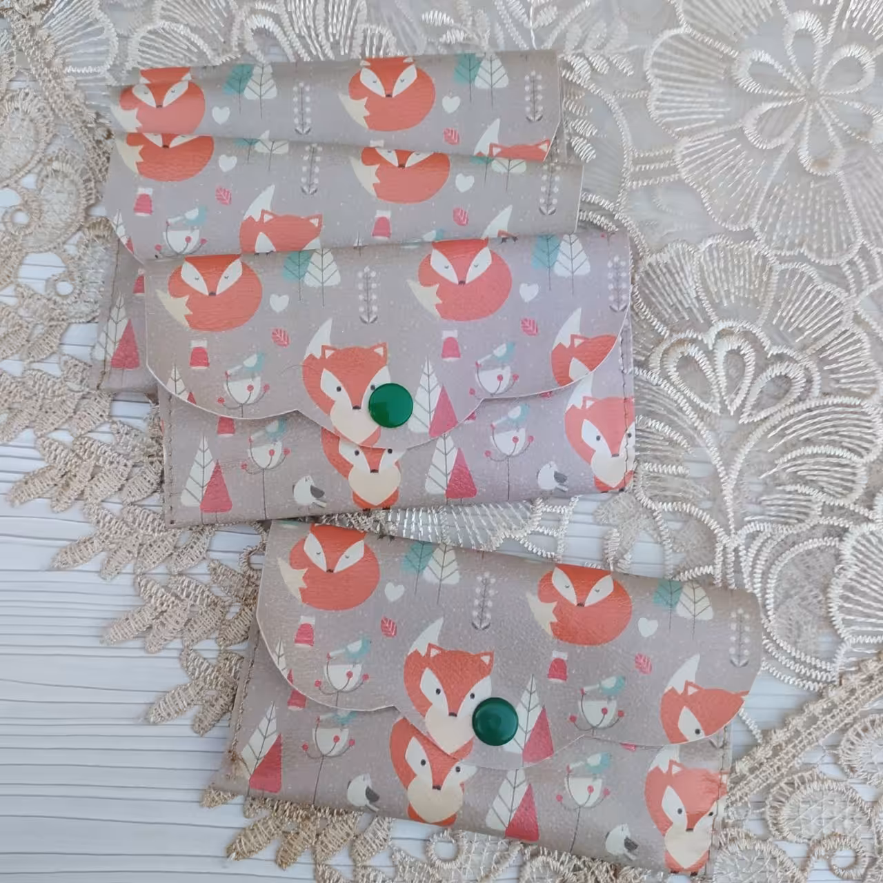 کیف دستمال کاغذی چرمی   جا دستمال کاغذی  فانتزی  چرم  روباه