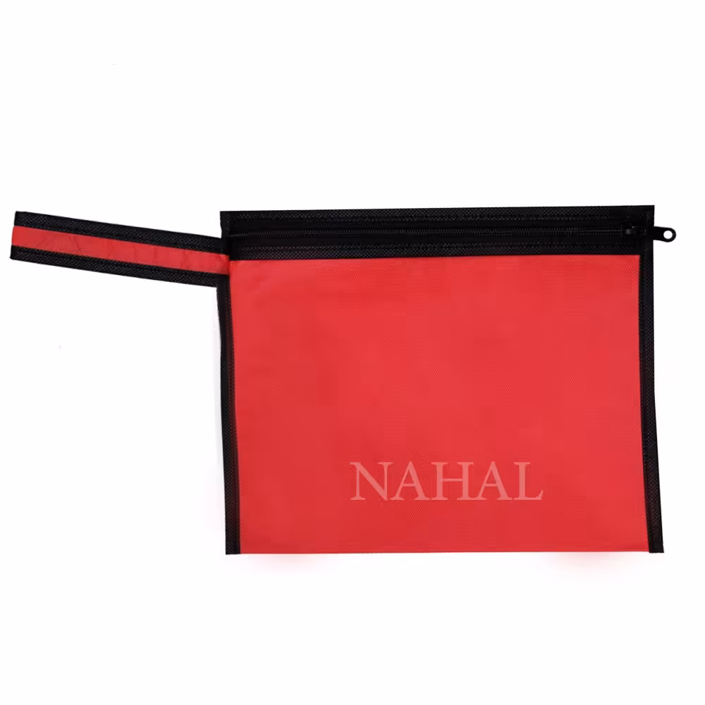 کیف بیمار زیپدارکد1003 رنگ قرمز(بسته 25 عددی)