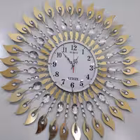 ساعت دیواری پدیده پلاس مدل نگین دار خورشیدی کد102