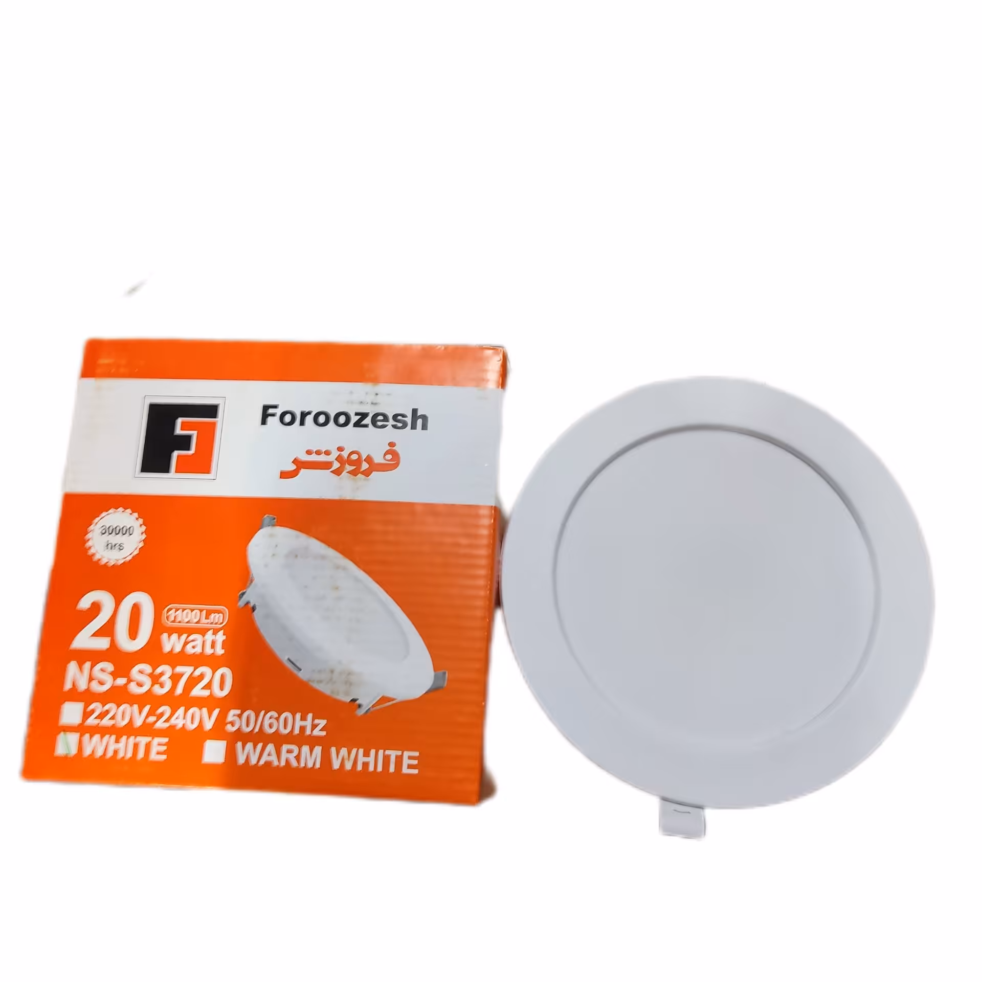پنل هالوژن توکار 20 وات فروزش SMD