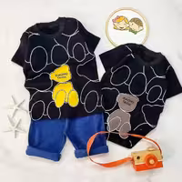 تیشرت و شلوارک اسپرت تدی