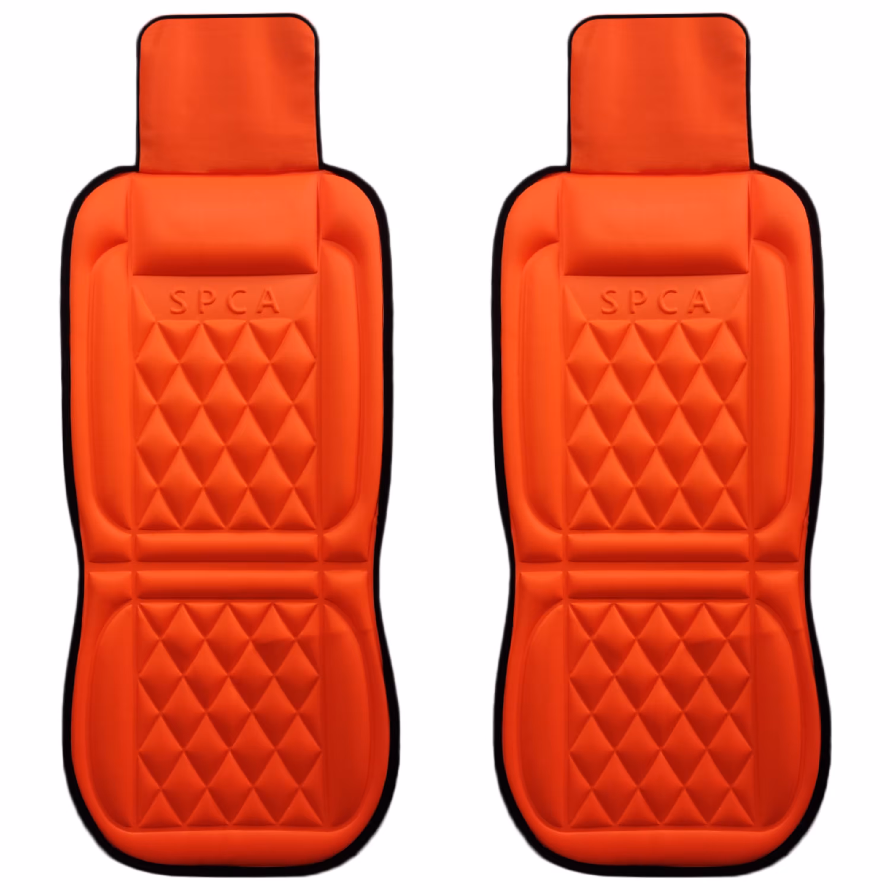 پشتی صندلی SPCA مجموعه دو عددی نارنجی فسفری
