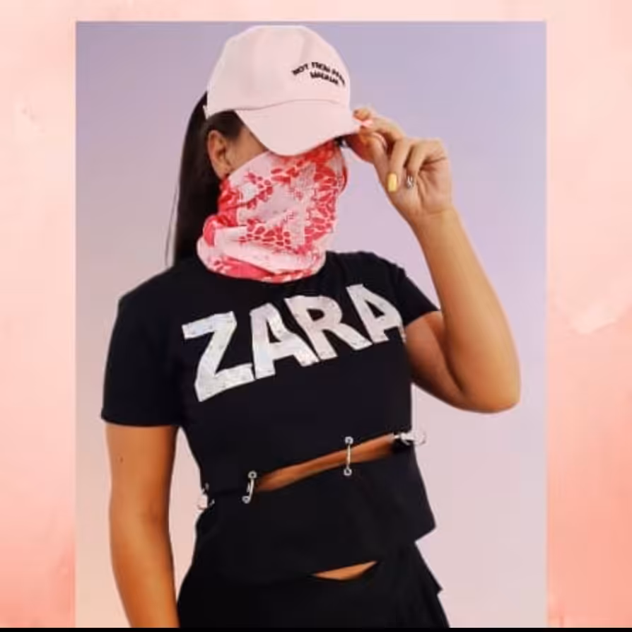 تیشرت نیم تنه زنانه زارا  زیر قیمت خرید