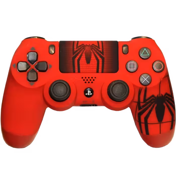 کنترلر دوال شاک پلی استیشن 4 های کپی طرح اسپایدرمن