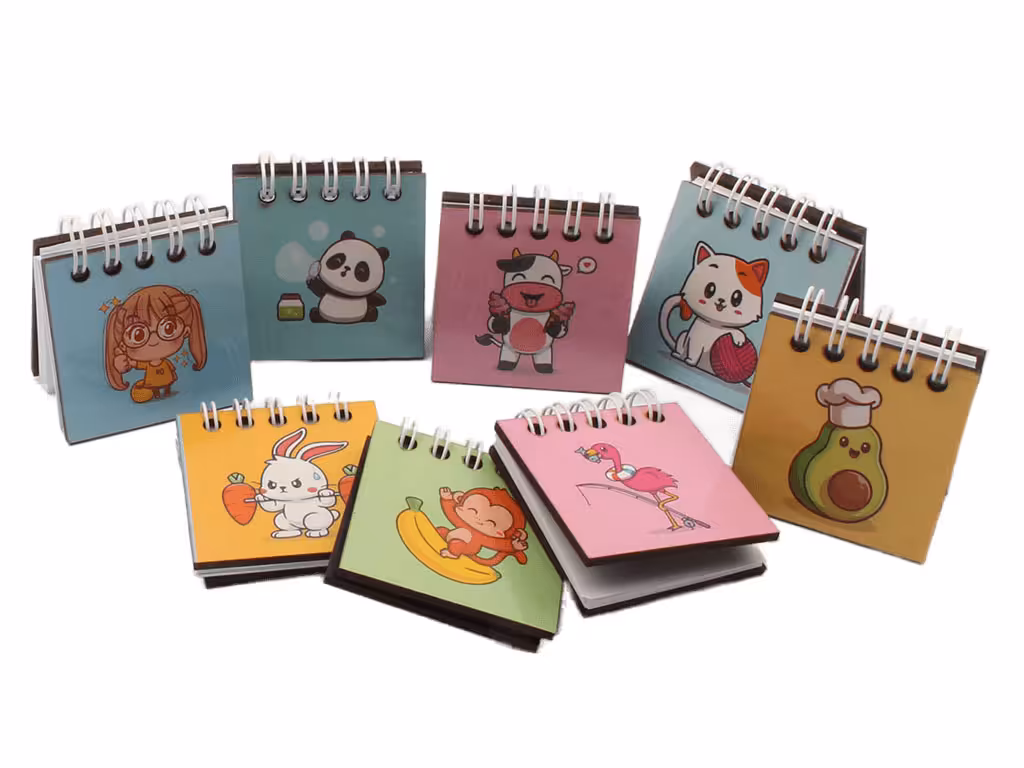 دفترچه یادداشت سیمی فانتزی (سایز کوچک)