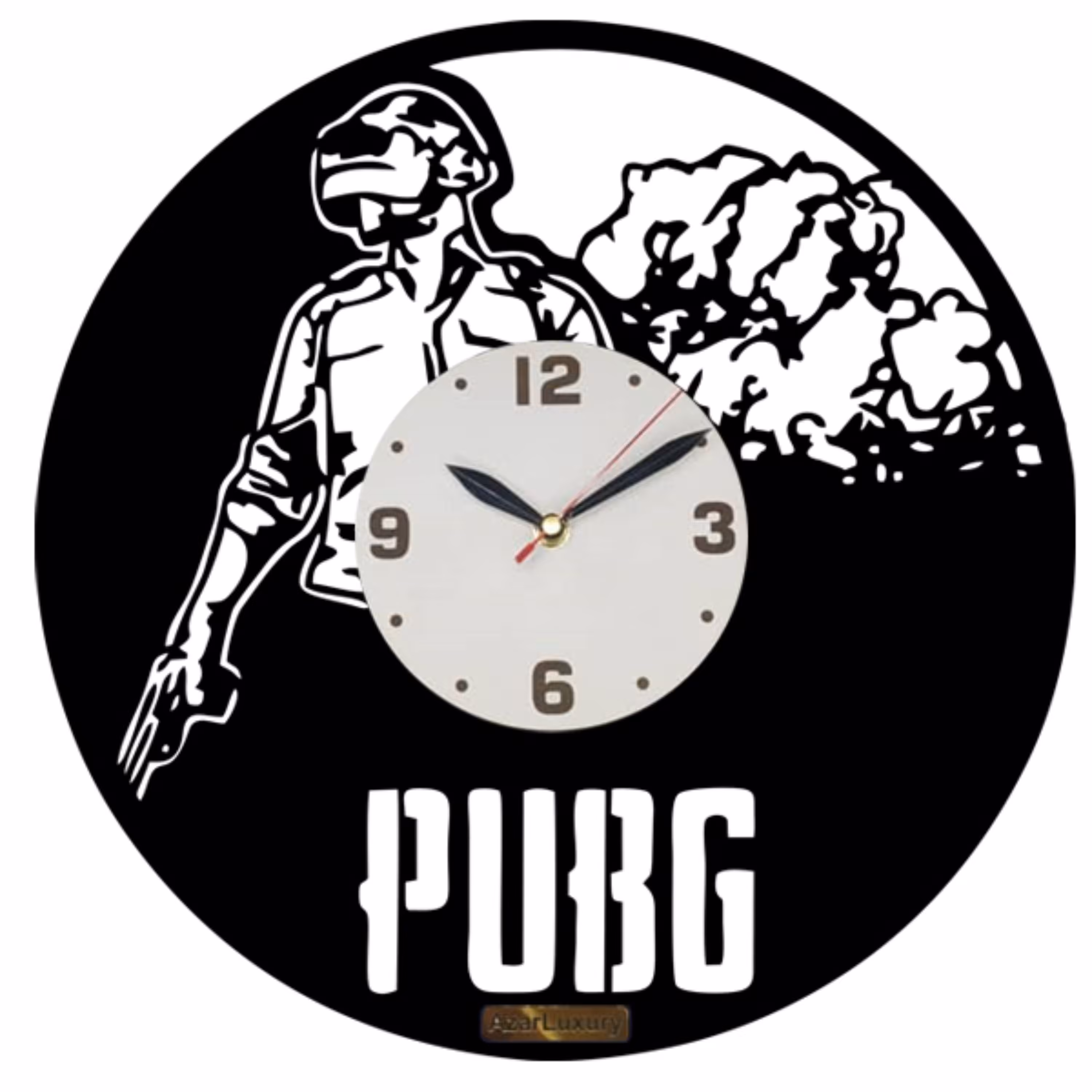 ساعت دیواری طرح گیم PUBG