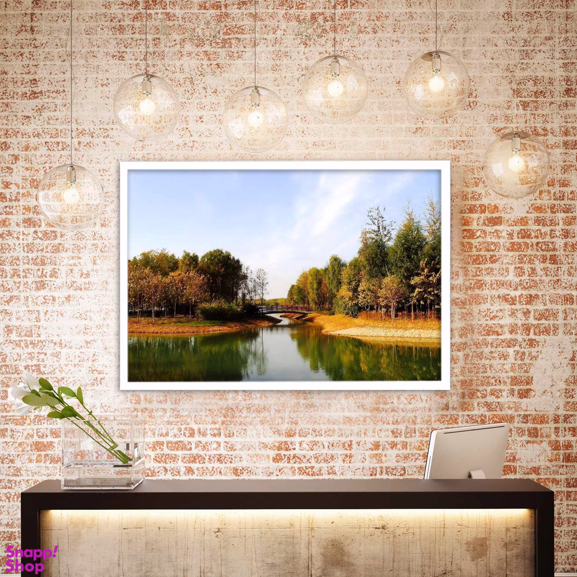 تابلو بکلیت طرح طبیعت رودخانه مدل W2493
