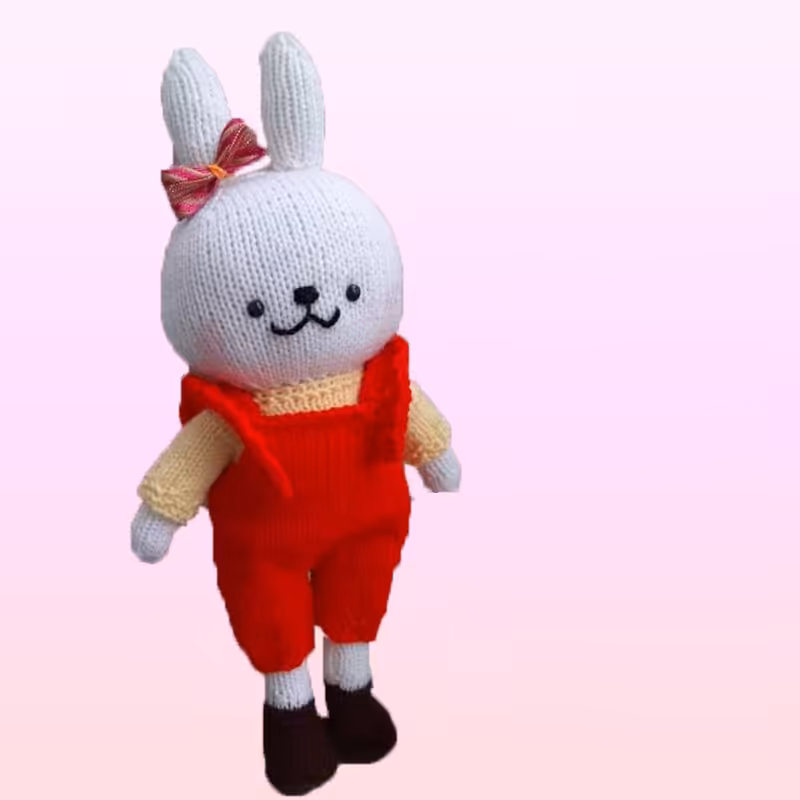 عروسک بافتنی خرگوش 