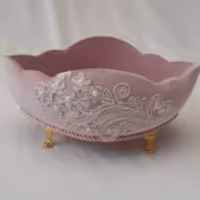 کشکول تزئینی مخمل.مناسب جهیزیه سیسمونی و دکوراسیون منزل 