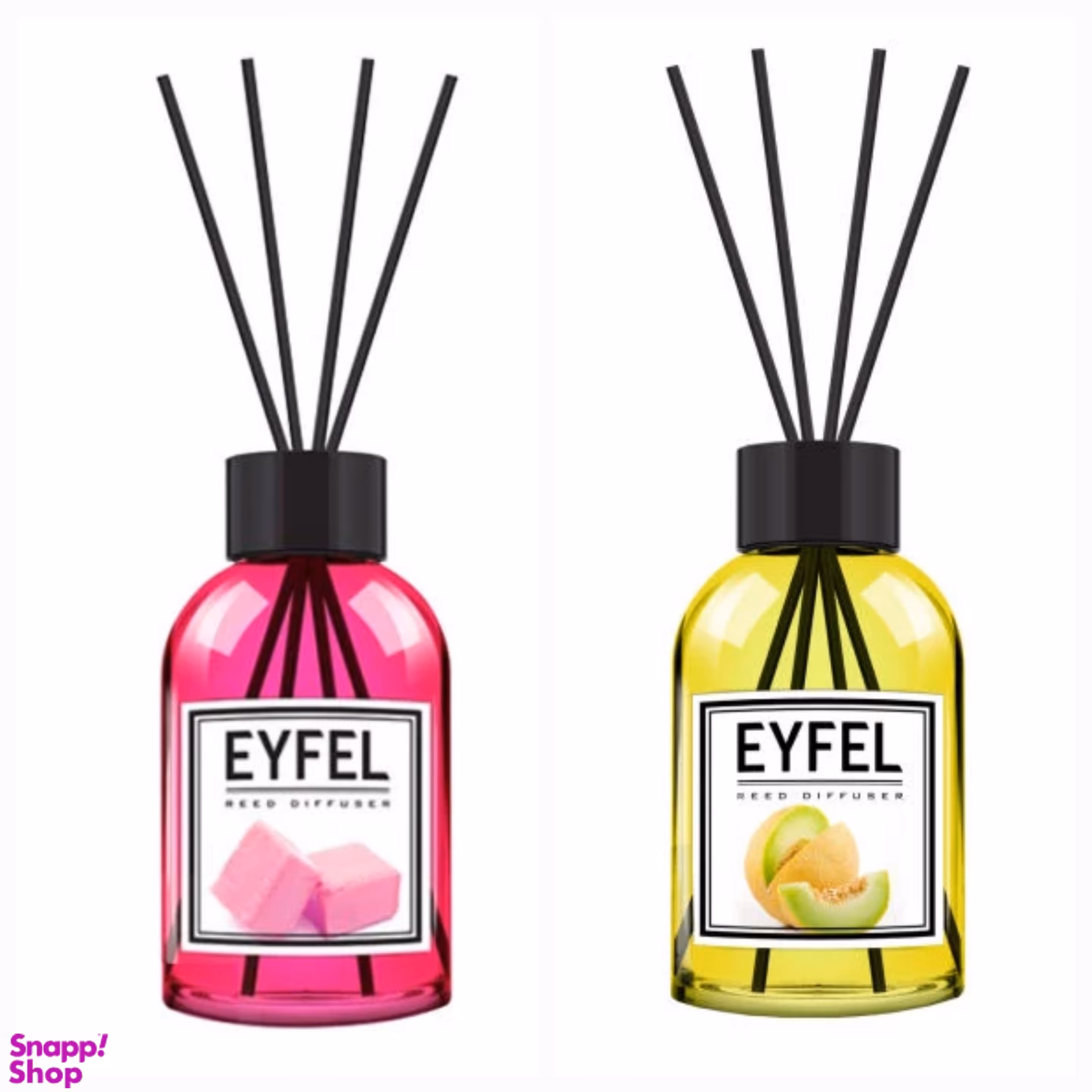 خوشبو کننده هوا ایفل مدل ملون و ادامس حجم 120 میلی لیتر بسته 2 عددی