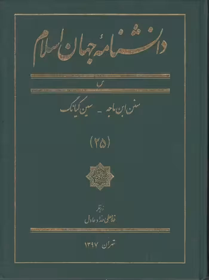 خرید کتاب دانشنامه جهان اسلام جلد 25 (س؛ سنن ابن ماجه - سین کیانگ) &#8212; کتابسرای طه