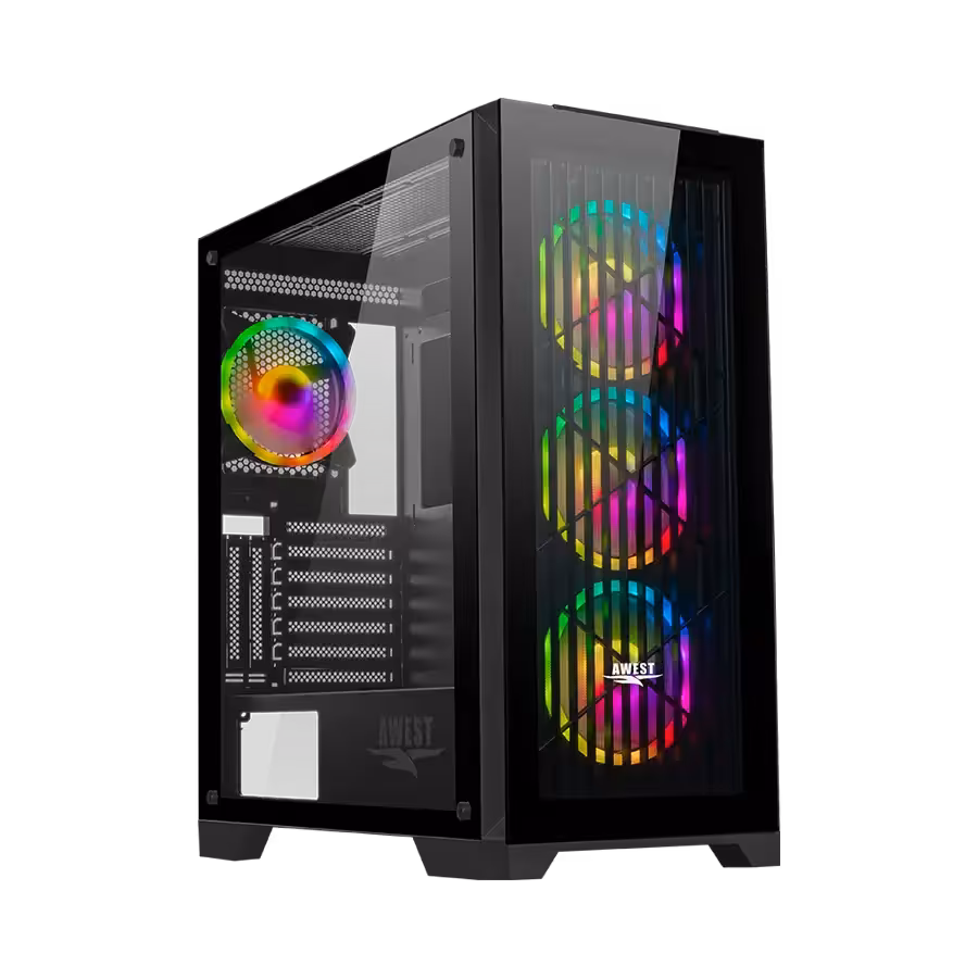 کیس گیمینگ اوست مدل Awest GT-AV312-MB فروشگاه گیمینگ تکاف