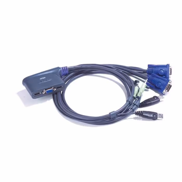 سوییچ کی وی ام آتن مدل CS62US 2-Port USB