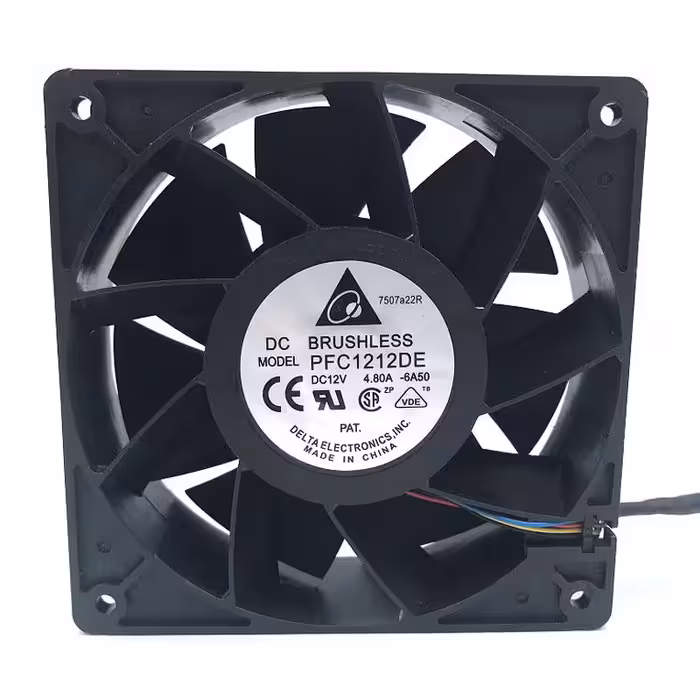 فن 12 ولت 12x12x3.8 سانتی متر 4.8 آمپر مناسب برای ماینر