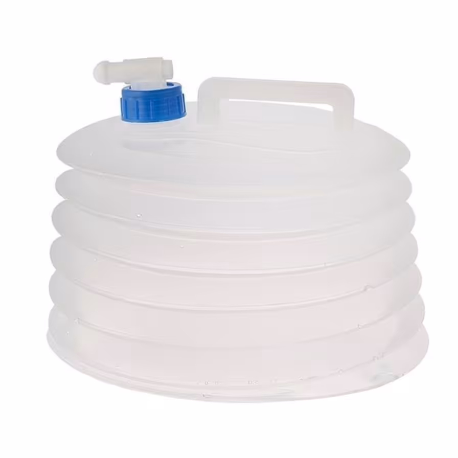 گالن آب تاشو 10 لیتری شیردار مسافرتی

