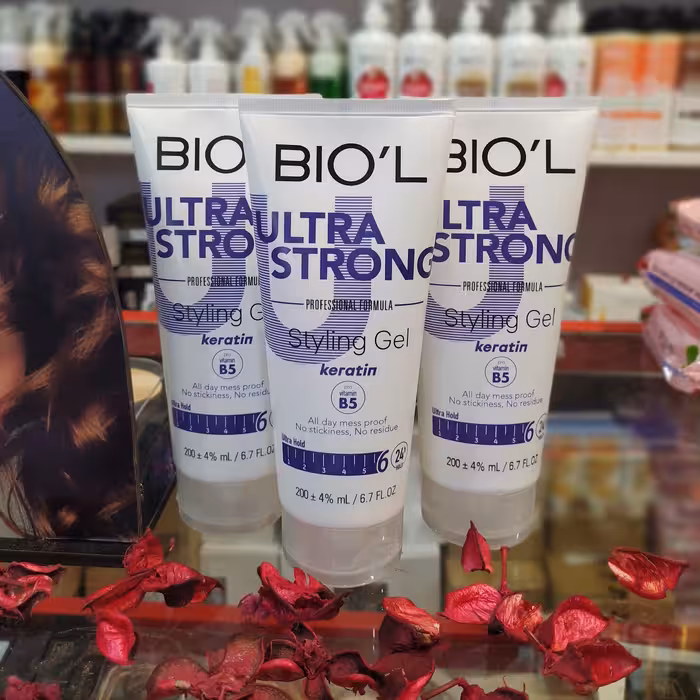 ژل مو بیول با قدرت نگه دارندگی فوق العاده بالا حاوی آرگان و کراتین 200 میلی لیتر

