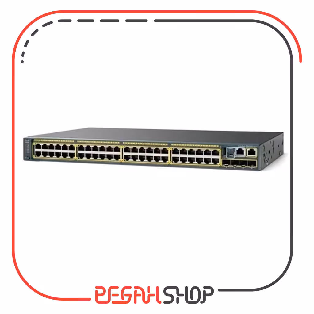 سوییچ مدیریتی 48 پورت برند Cisco مدل WS-C2960S-48FPS-L(ریفر)