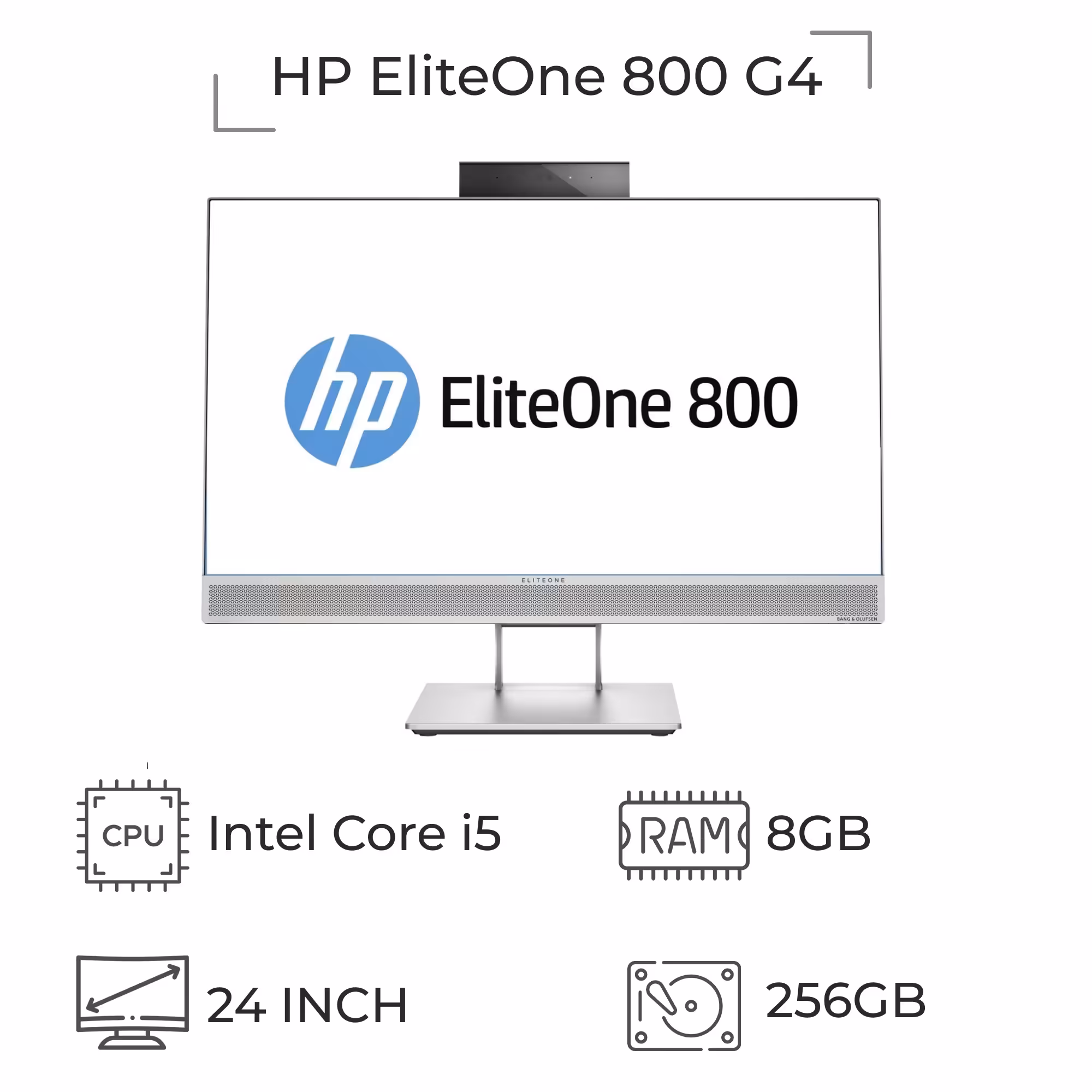 آل این وان استوک HP EliteOne 800 G4 پردازنده i5 نسل 8