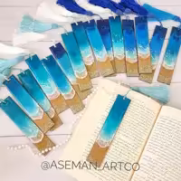 نشانگر کتاب یا بوکمارک دریای رزینی، زیبا و کاربردی 