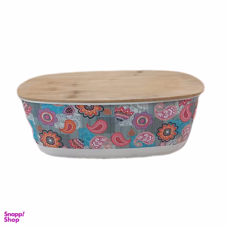 ظرف نان درب دار بامبو کد 103400