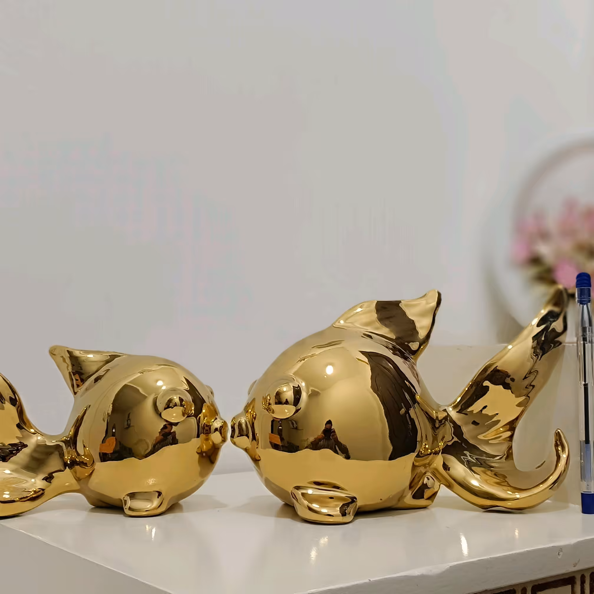 دکوری سرامیکی ماهی توپی