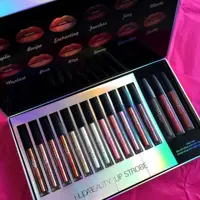 پک 15 عددی رژلب مایع هدی بیوتی (SHINE LIQUID LIPSTICK HUDABEAUTY COSMETICS 15)