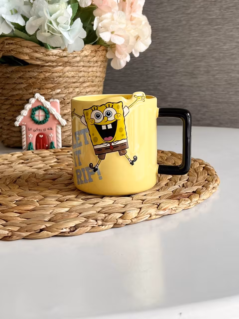 ماگ فانتزی شخصیت های کارتون باب اسفنجی- طرح باب اسفنجی کد 3278