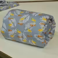 لحاف کرسی سندس طرح فلامینگو سایز 350 در 350 سانتی متر