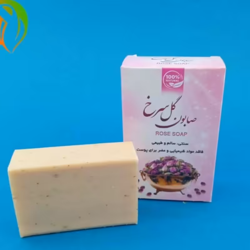 صابون گلسرخ طبیعی