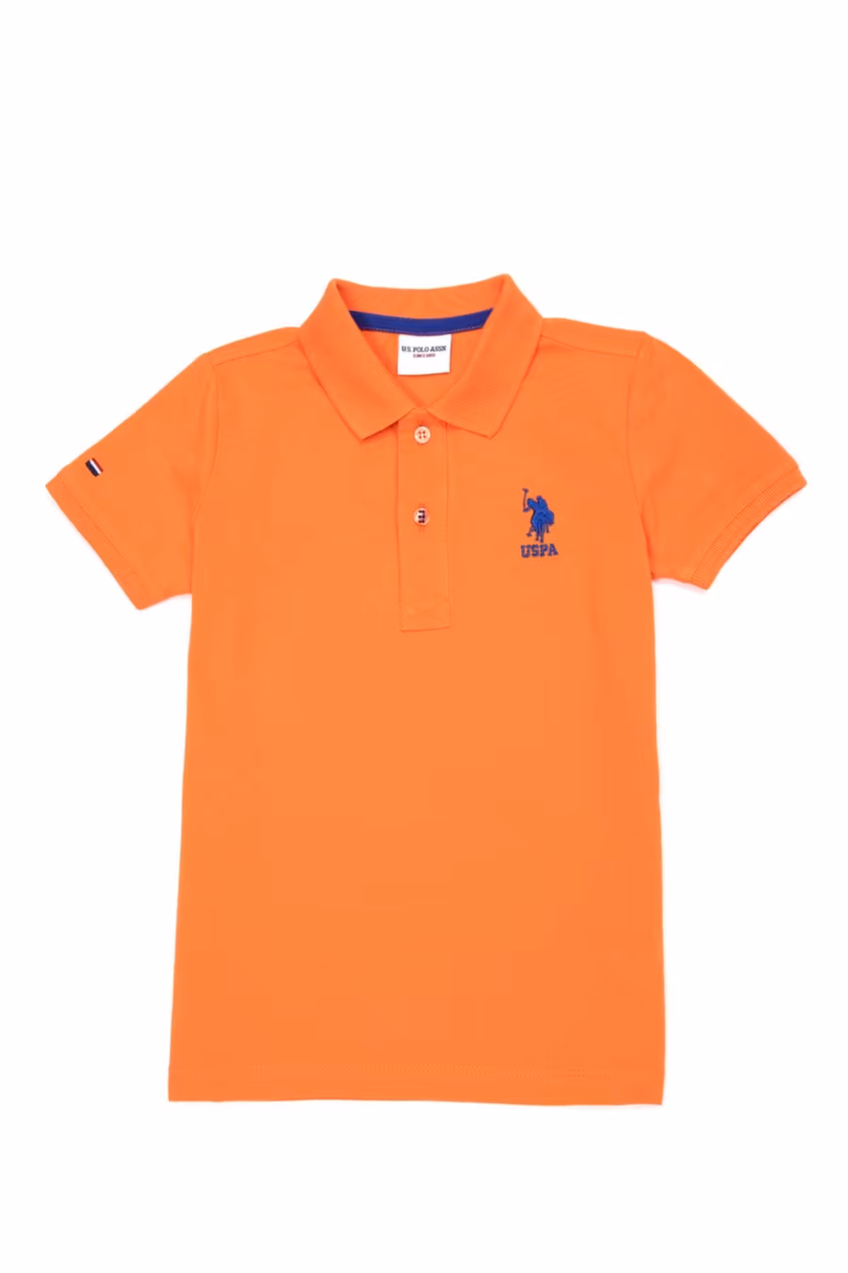 تی شرت یقه پولو نارنجی پسرانه و بچگانه اورجینال U.S. Polo Assn.